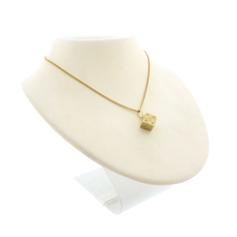 Image 7 of Gold pendant of a dice
