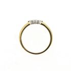 Image 6 of 18-karat gold ring with pavé settings and diamonds | 0.09 ct.