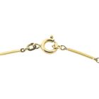 Image 5 of Gold bar link bracelet with garnet