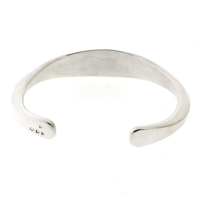 Image 3 of Silver clamp bracelet; Vintage | Ø 53 mm