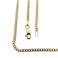 Gold gourmet link chain