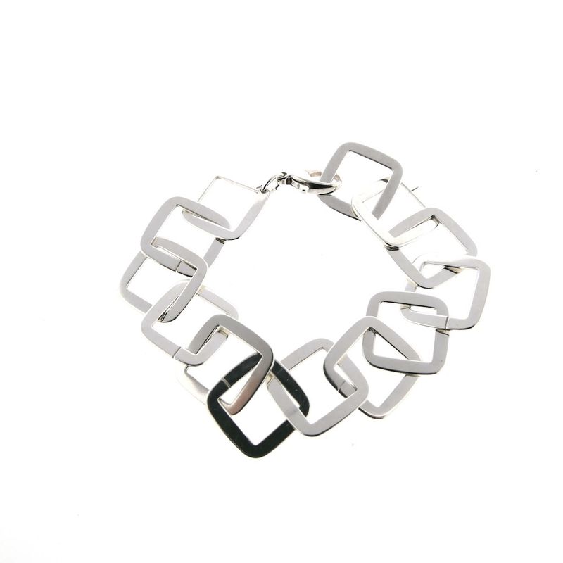 Image 1 of Silver fantasy link bracelet