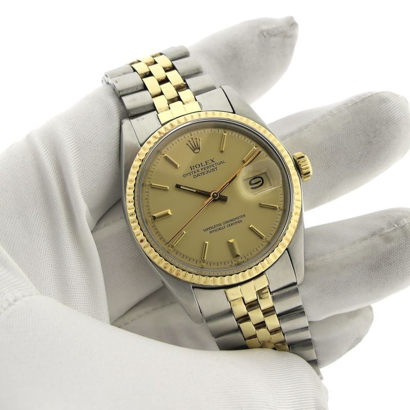 Image 11 of Rolex Datejust 1601 'Full-set'; Vintage automatic watch from 1977