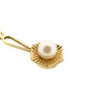 Image 6 of Gold pendant set with a pearl