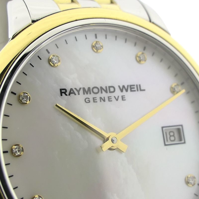 Image 4 of Raymond Weil Toccata 5985-STP-97081; Bi-color women's watch with diamonds