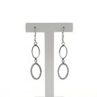 Image 1 of Silver earrings with zirconia