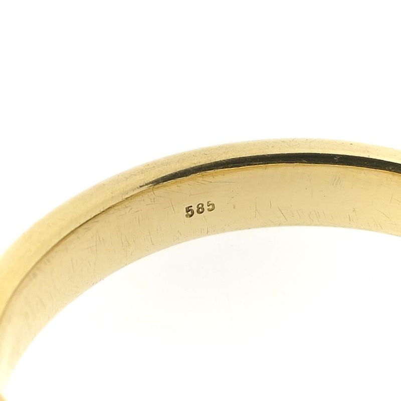 Image 8 of Gold solitaire ring with diamond 0.35 ct.