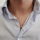 Image 3 of Gold Figaro link chain | 51 cm