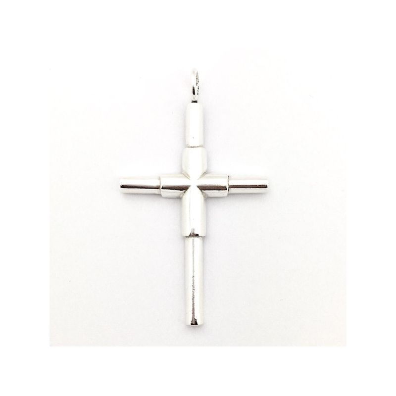 Image 1 of Silver cross; pendant