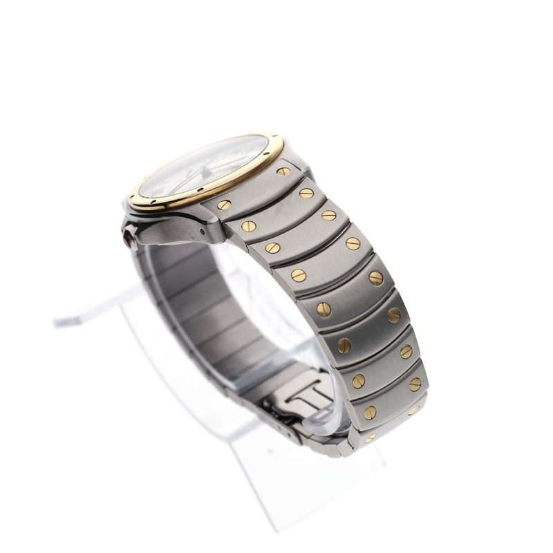 Image 14 of Cartier Santos Ronde Aviator '150 Years Limited Edition' W20038R3; Automatic watch with GMT