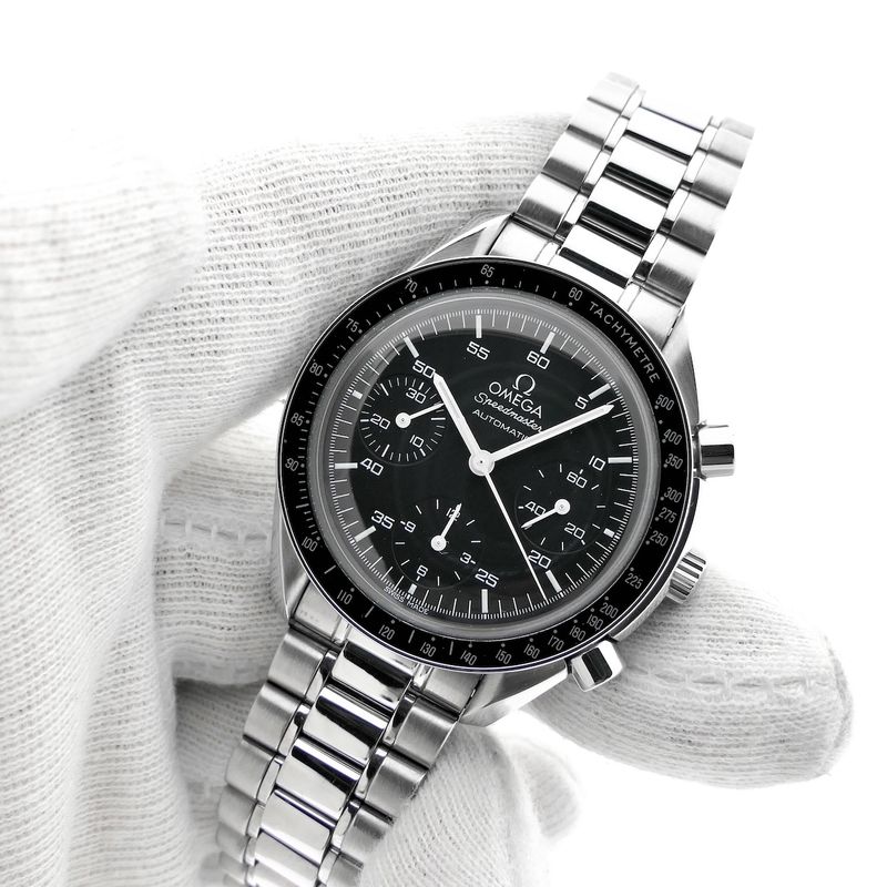 Image 10 of Omega Speedmaster Reduced; Automatic Chronograph watch