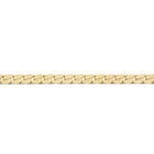 Image 3 of Gold flat gourmet link chain | 42.5 cm