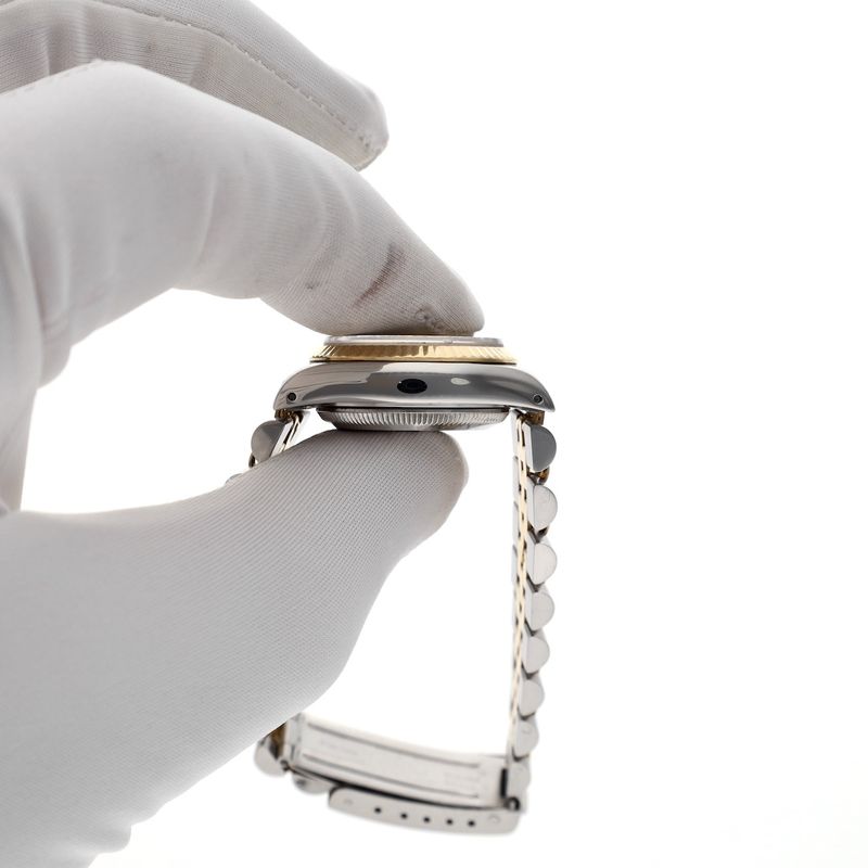 Image 6 of Rolex Lady-Datejust 26mm 69173; 18k. Vintage 18k. gold/steel women's watch with diamonds