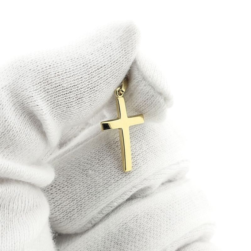 Image 7 of 18 carat gold pendant of a cross