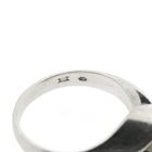 Image 6 of White gold ring with pearl and diamonds; 0.05 ct