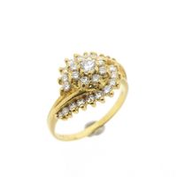 18K Gold ring with diamonds | 0.52 ct.