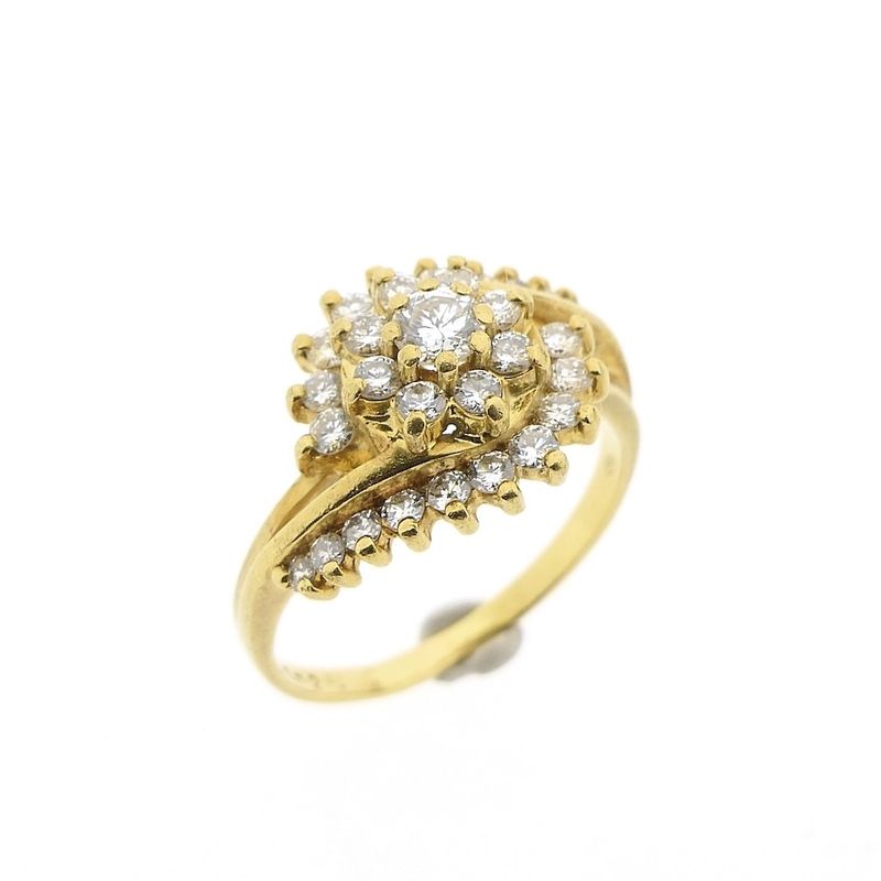 Image 1 of 18K Gold ring with diamonds | 0.52 ct.