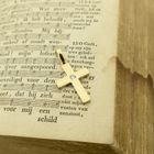 Image 2 of Gold cross with zirconia