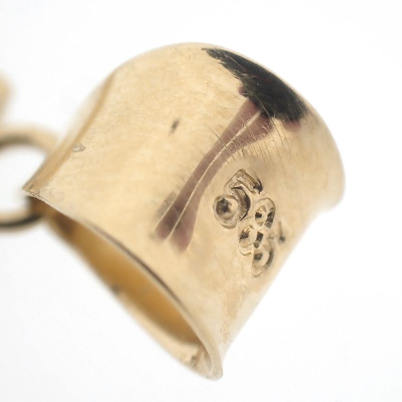 Image 6 of Two-tone gold pendant of a cross with corpus