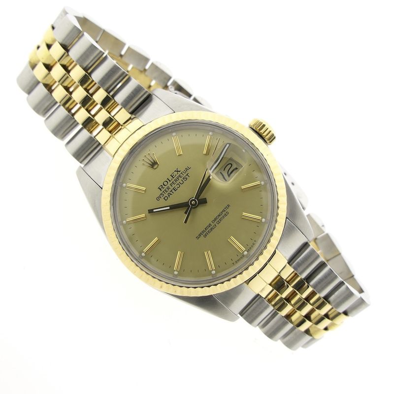 Image 10 of Rolex Datejust 16013; Goud/stalen horloge