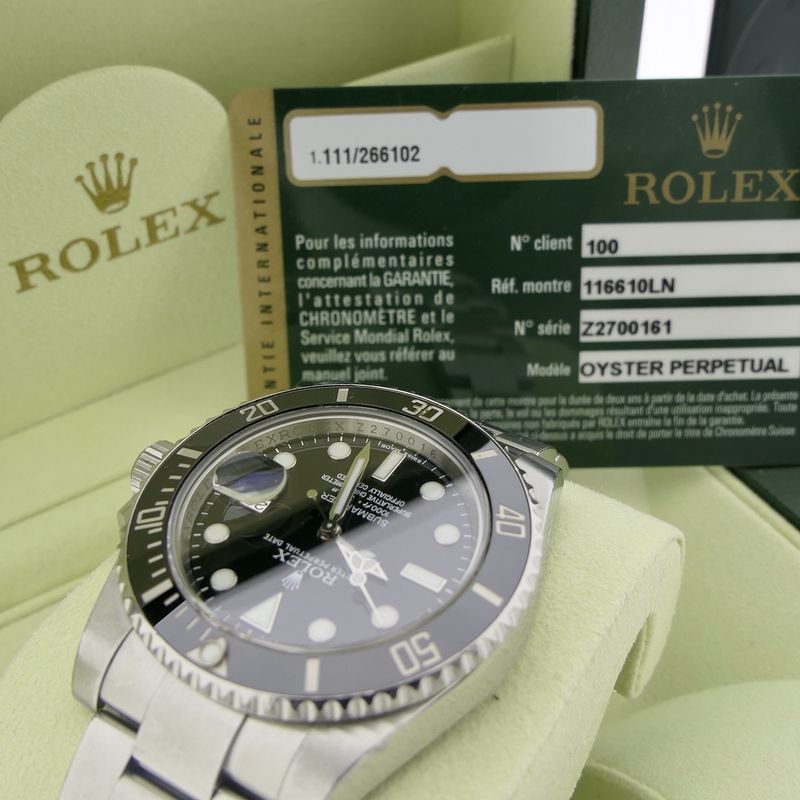 Image 6 of Rolex Submariner 116610LN; Automatic men's diving watch