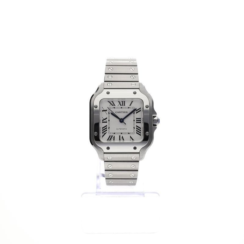 Image 1 of Cartier Santos 'Medium' 4075 WSSA0029; Automatic watch