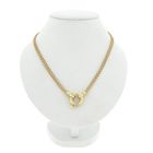 Image 1 of Gold jasseron link necklace | 40 cm