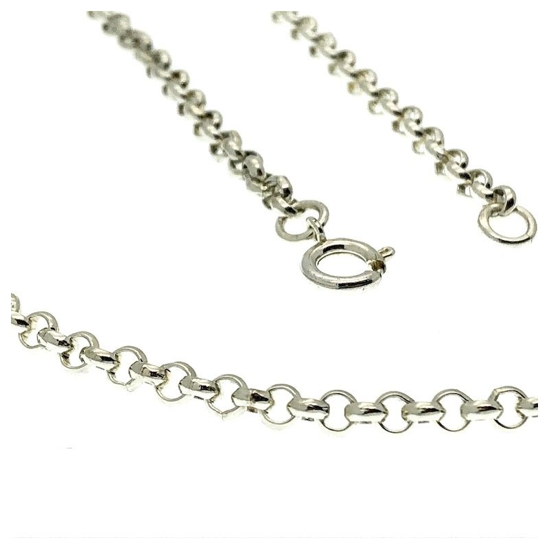 Image 2 of Silver jasseron necklace | 70 cm