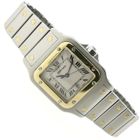 Image 11 of Cartier Santos Galbee; Gold/steel unisex watch