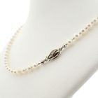 Image 4 of Vintage/antique pearl necklace with white gold clasp | 41 cm