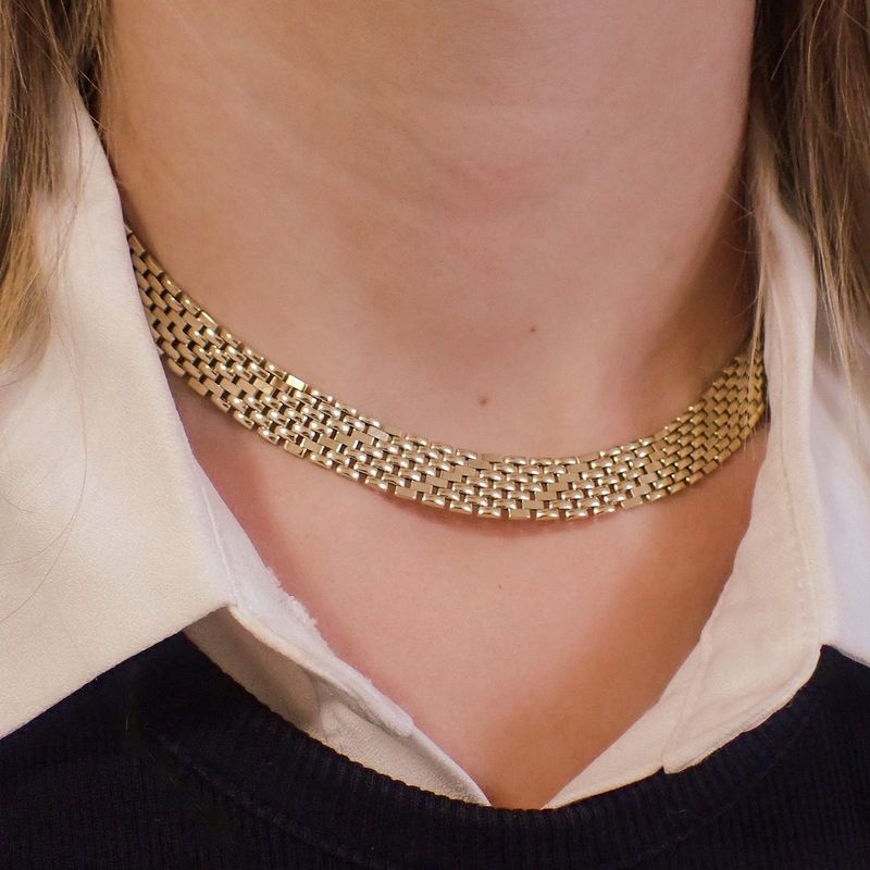 Image 4 of Golden fantasy link necklace