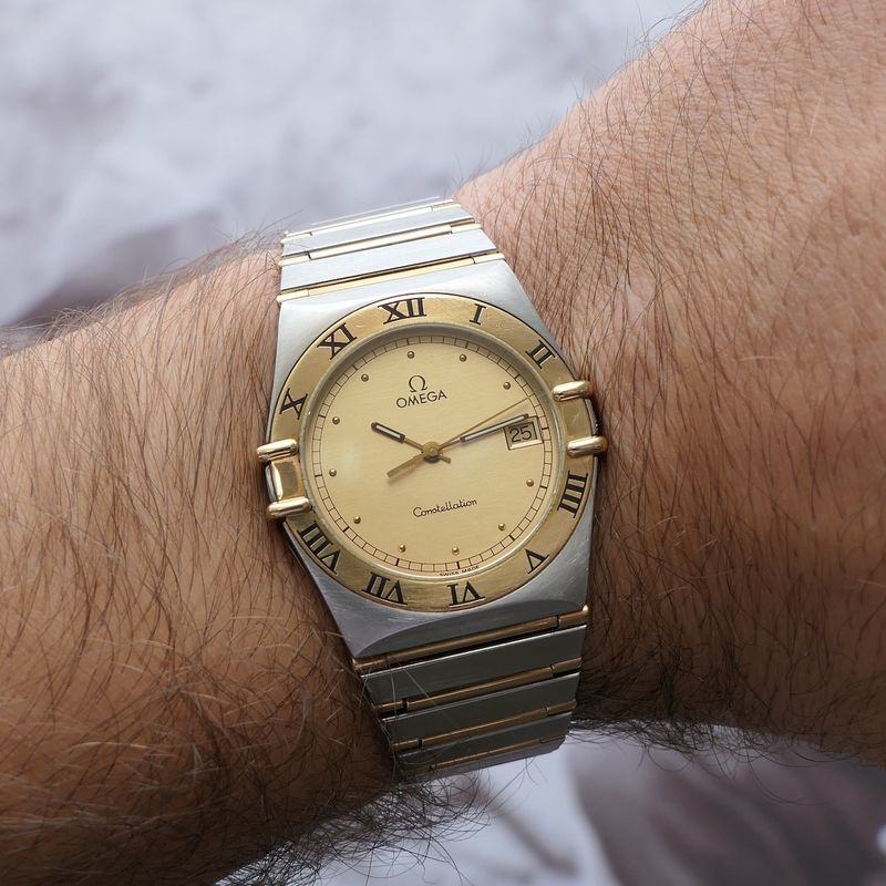 Image 20 of Omega Constellation; Goud/stalen unisex horloge