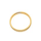 Image 3 of Matted two-tone gold ring