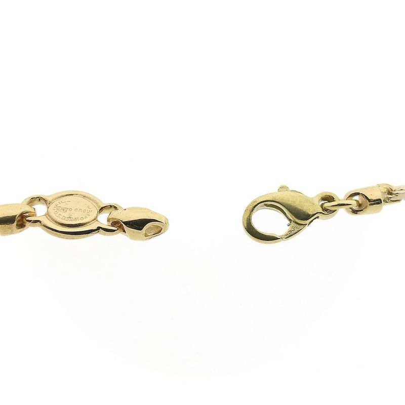 Image 6 of Two-tone gold Figarope necklace; Cento group | 60 cm