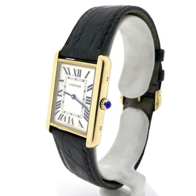 Image 2 of Cartier Tank Solo 'Large'; 18k gold watch