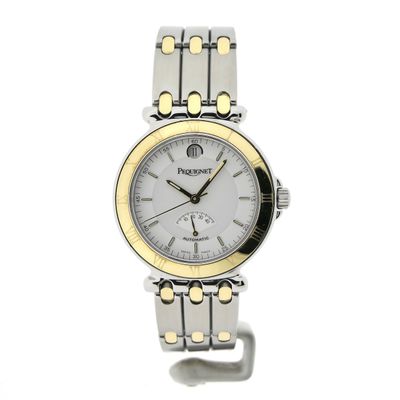 Image 1 of Pequignet Moorea 'Power Reserve'; Automatic gold/steel watch