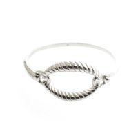 Silver bracelet with fantasy design | Ø 57.5 mm