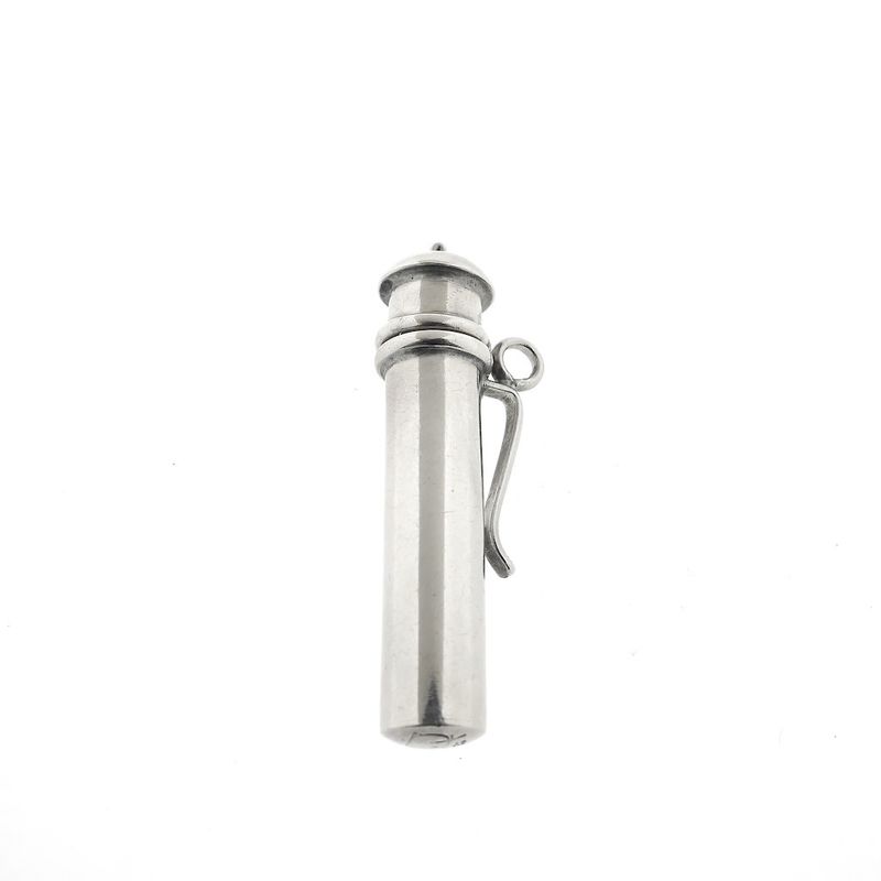 Image 1 of Vintage silver perfume tube