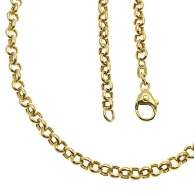 Image 1 of Gold jasseron link necklace | 44.5 cm