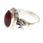 Image 3 of Silver fantasy ring with carnelian