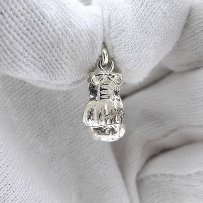 Image 2 of Silver charm; Boxing glove