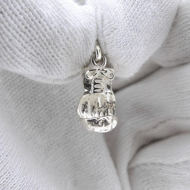 Image 2 of Silver charm; Boxing glove