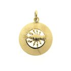 Image 1 of Gold zodiac sign pendant; Cancer | Fabiola