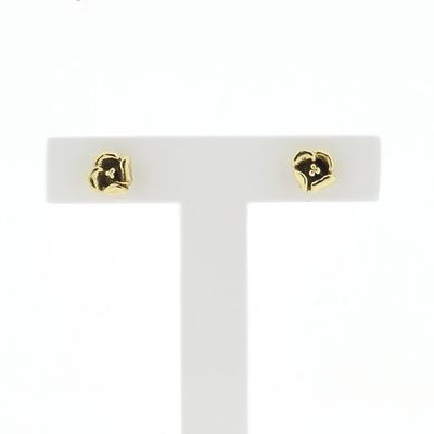 Image 1 of Golden rose stud earrings