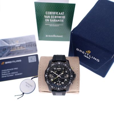 Image 2 of Breitling Endurance Pro 'Black' X82310; Chronograph Men's Watch