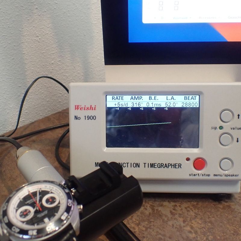 Image 12 of Hamilton Pan-Europe; Men's watch with chronograph