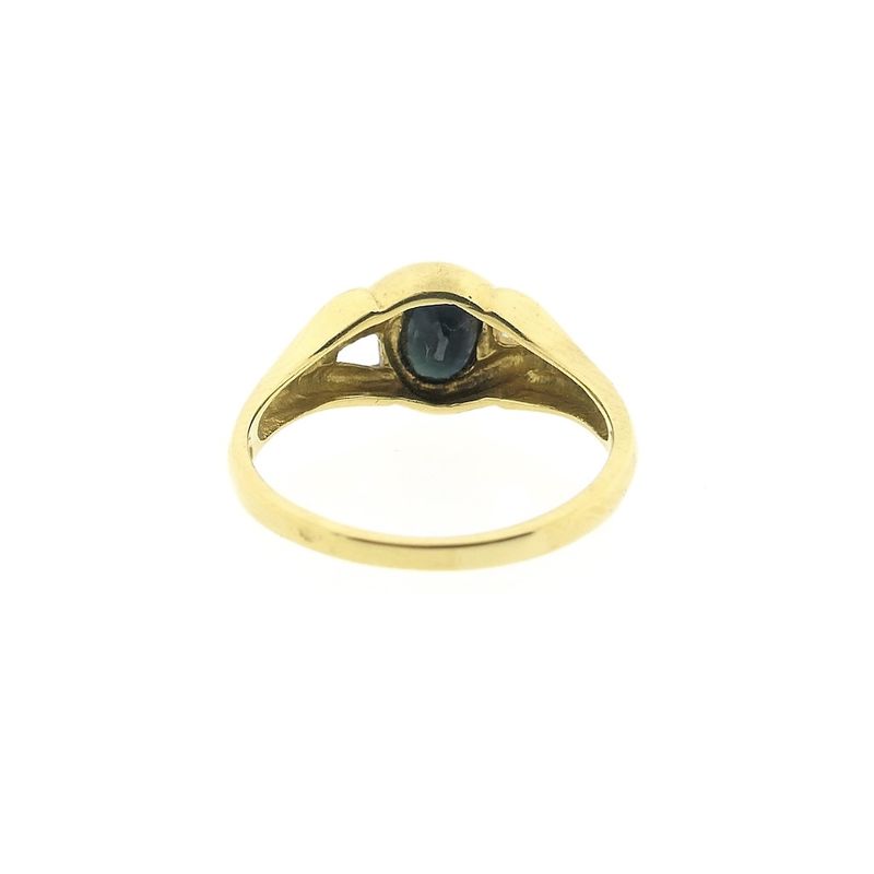 Image 5 of Vintage gold ring with sapphire