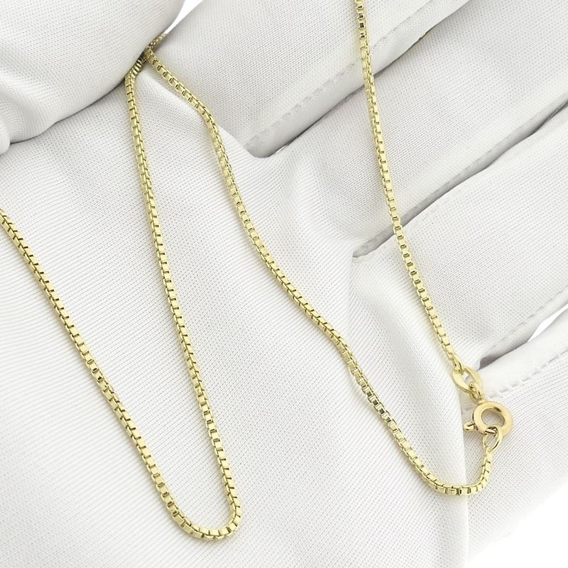 Image 7 of Golden Venetian link chain.