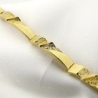 Image 3 of Gold raw link bracelet; Riitta Hakala | 18.5 cm