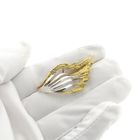 Image 8 of Two-tone gold brooch